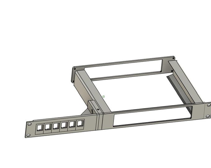 UniFi USW-Pro-8-PoE (120W) – 1U 19-Inch Rack Mount with Keystone Options