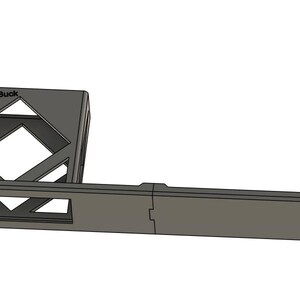May include: A gray metal rack with a rectangular opening and the text "NetworkRack" printed on the front. The rack is designed to hold network equipment.