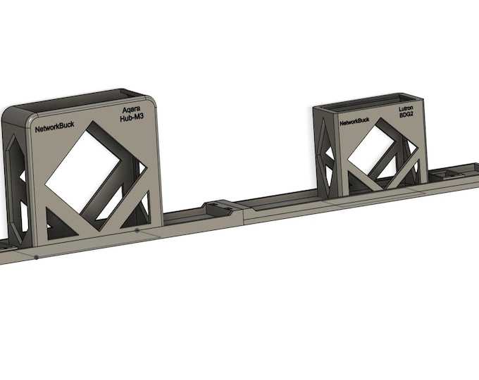 Aqara Hub M3 & Lutron L-BDG2 – 1U Rack Mount (19-Inch)