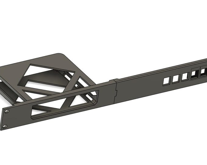 UniFi Cloud Gateway Ultra / Max – 1U Rack Mount (19-Inch) with Optional Keystone Slots