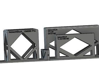 Minisopuru UM890 Pro + TP-Link ER707-M2 + TL-SG108S-M2 — 2U 19-Inch Rack Mount