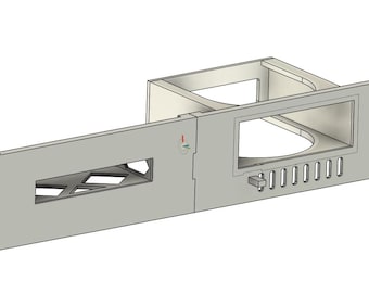 Apple Mac Mini M4 + ORICO 8-in-1 Hub – 2U Rack Mount (19-Inch)