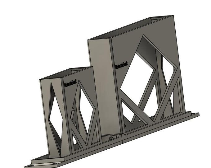 TP-Link SG2008P/ER605 1U 19-Inch Rack Mount: 3D-Printed Network Organizer