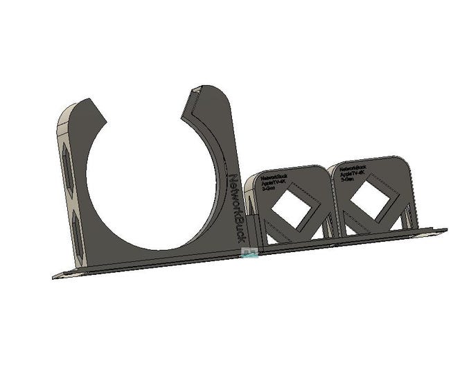 Mac mini M1 + 2× Apple TV 4K (3rd Gen) – 1U Rack Mount (19-Inch)