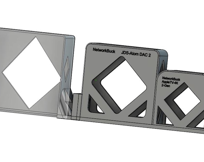 Sonos Port + Atom DAC 2 + Apple TV 4K (2nd Gen) — 1U 19-Inch Rack Mount