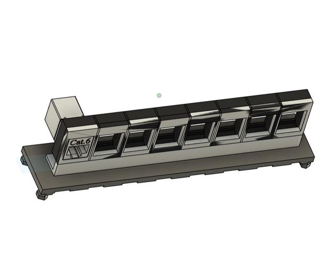 Legrand On-Q Patch Panel Mount – 1U Style for Structured Enclosures