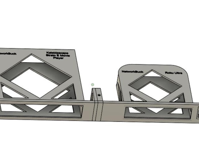 Roku Ultra +  Kaleidescape Strato E – 1U Rack Mount (19-Inch)