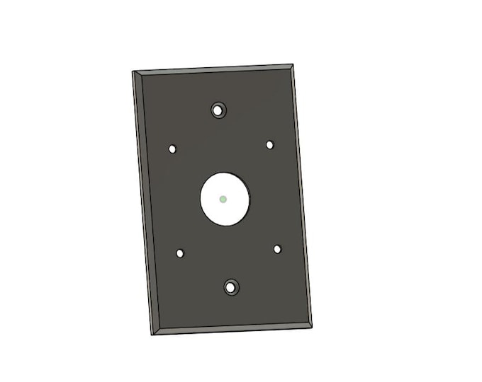 UniFi G5 Turret camera Mount – Dual Gang & Single Gang