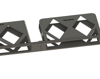 UniFi Cloud Gateway Fiber (UCG-Fiber) & CloudKey+ – 1U Rack Mount (19-Inch)