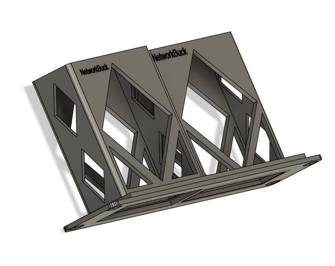 1U 10-Inch Rack Mount for Philips Hue Hub & HDHomeRun Duo/Quatro/Flex 4K