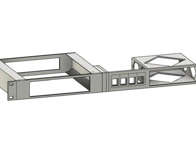 UniFi Switch 16 Lite PoE Rack Mount: Home Assistant Green, 4 Keystone Ports