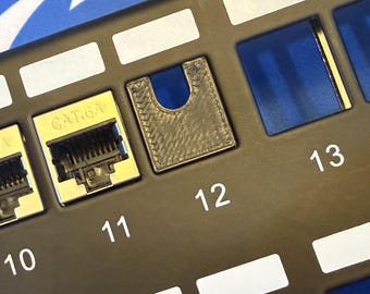 Keystone Cable Passthrough Plugs – Clean & Professional Cable Management