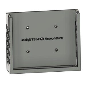 Caldigit TS5-Plus Thunderbolt Station 4 – bureaumontage met montageschroeven