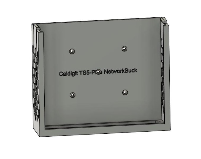 Caldigit TS5-Plus Thunderbolt Station 4 – Under Desk Mount with Mounting Screws