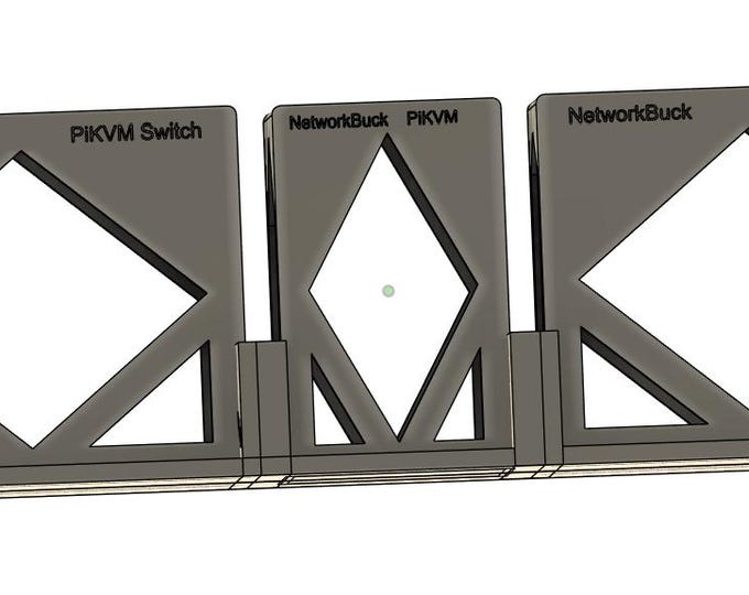 PiKVM V4 Plus & 2x Multiport Extender – 2U Rack Mount (19-Inch)