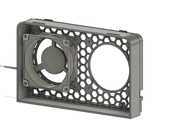 Jonsbo N3 NAS Front Fan Cooling Mount – Dual 80mm Fan Bracket