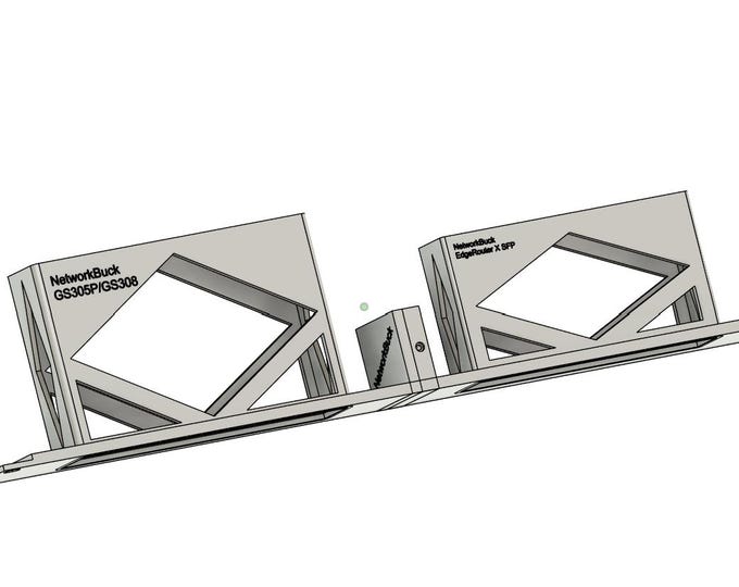 Netgear GS308 +  EdgeRouter X SFP – 1U Rack Mount (19-Inch)