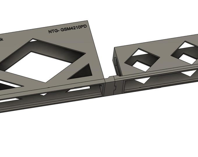 Netgear GSM4210PD + Charger – 1U 19-Inch Rack Mount