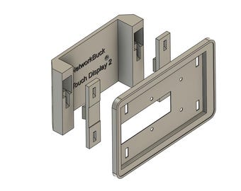 Raspberry Pi 7-Inch Touchscreen V2 – Wall Mount Bracket