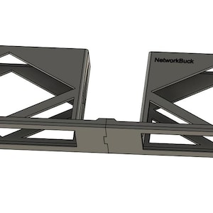 1U Rack Mount for Two Netgear 8-Port Switches