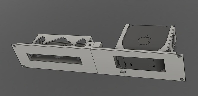 Apple Mac Mini M4 -- 2U Rack Mount With Minisopuru or Caldigit or Tray ...