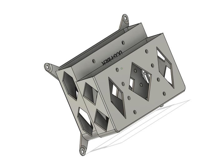 Leviton Media Center Mount: UniFi Cloud Gateway Fiber & Switch Flex 2.5G 8 PoE