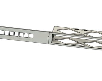 UniFi Switch Flex 2.5G 8 – 1U 19-Inch Rack Mount with Optional Keystone Couplers