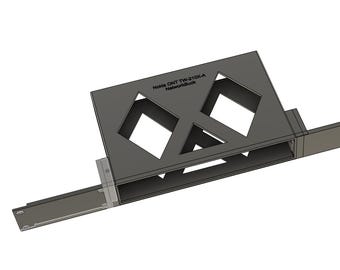 Nokia ONT TW-210X-A Mount + Optional Keystone Panel – 1U Rack Mount (19-Inch)