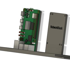 Raspberry Pi 5 – 1U 10-Inch Rack Mount with 2 Keystone Jacks