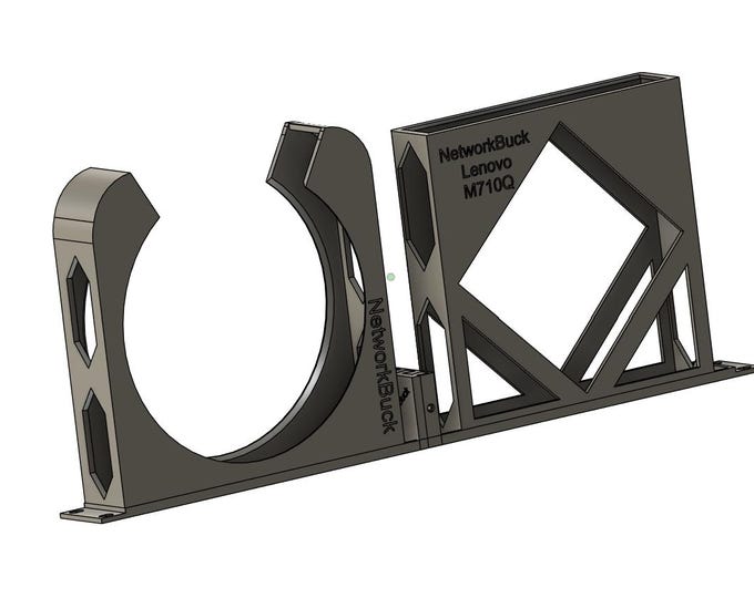 Lenovo ThinkCentre M710q Tiny + Mac Mini M1 — 1U 19-Inch Rack Mount