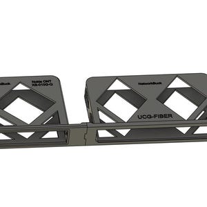 UniFi UCG-Fiber & Nokia XS-010G-Q – 1U 19-Inch Rack Mount