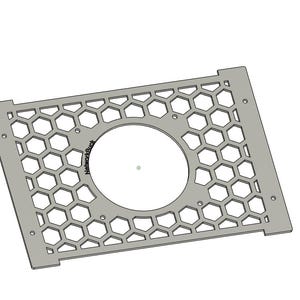 GeeekPi or DeskPI 10-Inch Server Rack – Top Fan Mount (120mm Fan Ready, Brass Inserts)