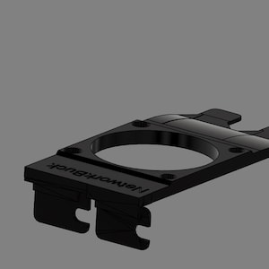 Low Profile PCI Fan Mount for 40mm Fans with Brass Screw Inserts.