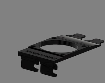 Low Profile PCI Fan Mount for 40mm Fans with Brass Screw Inserts.