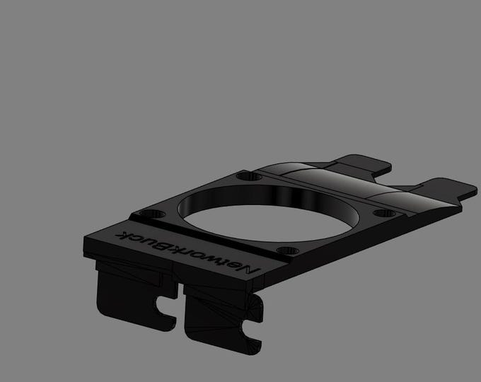 Low Profile PCI Fan Mount for 40mm Fans with Brass Screw Inserts.