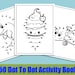 Dot to Dot Activity Book: 50 Printable Coloring Pages (PDF Pattern) - Etsy