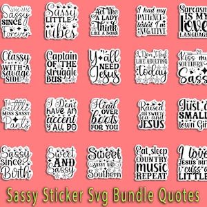 Sassy Retro Housewife PNG Bundle, Sarcastic Sayings Bundle Retro Clip Art Bundle Funny Sayings, Adult Humour Sassy Sticker Svg Bundle Quotes