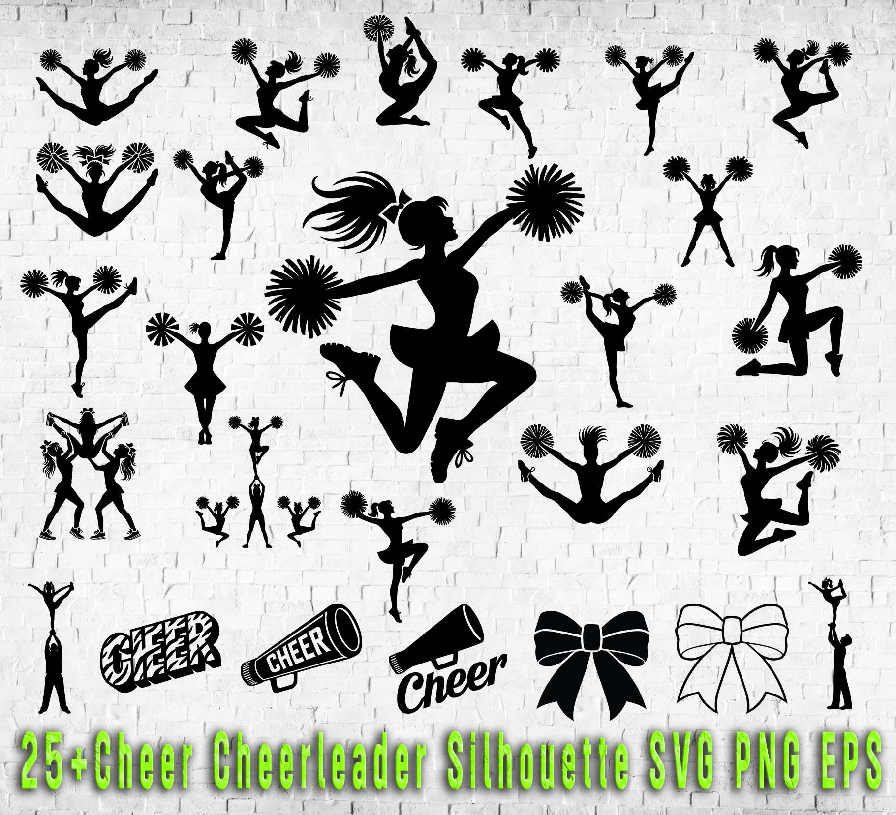 Cheer Svg Bundle Cheer Big Svg Bundle Cheer svg Cheerleading Svg Cheer Silhouette cheer team svg Silhouette Cut File Cricut
