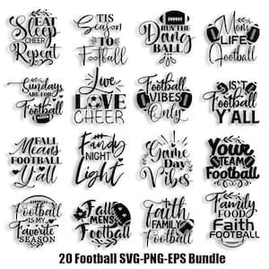 football svg bundle cricut cut files for shirts american football png bundle shirt designs free commercial use football svg png eps dxf jepg