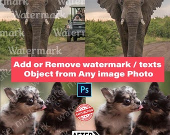 Photoshop Photo Editing: Remove Watermarks, Objects, and Text