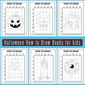 How to Draw Halloween: Step-by-Step Activity Book (Digital Download)