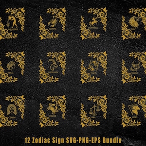 Zodiac Bundle Svg Eps Png, Zodiac Heart Svg, Zodiac Svg Designs, Horoscope SVG Bundle, Positive Zodiac shirts Svg, Zodiac Quotes, Zodiac