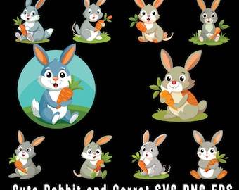 Beatrix Potter Style Rabbit Clipart: Spring Watercolor (Digital Download)