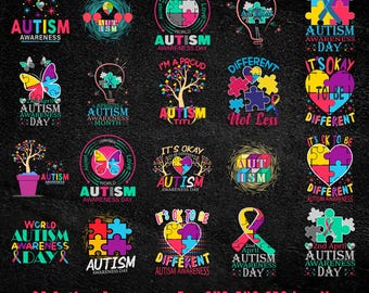 Autism SVG Designs Bundle, Autism Quotes SVG Designs, Autism Awareness SVG, , Puzzle Png, Autism Ribbon Png, Puzzle Piece, Autism shirt