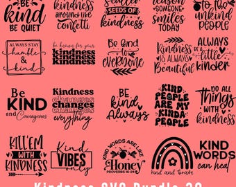 Vriendelijkheidscitaten SVG-bundel: inspirerend, motiverend (digitale download)