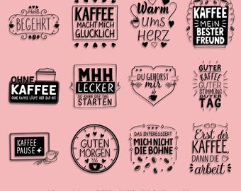 Retro Coffee SVG Bundle: Funny Caffeine Queen Designs (Digital Download)
