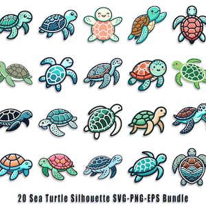 TURTLE SVG, Sea Turtle Svg, Sea Turtles DESIGNS Clipart, Turtle Svg files for Cricut, tortoise svg, Turtle png, turtle silhouette cricut
