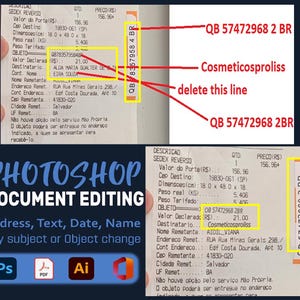 Könnte beinhalten: Eine Nahaufnahme eines Versandetiketts mit dem Text "QB 57472968 2BR" und "Cosmeticosproliss". Das Etikett enthält auch den Text "Valor Declarado (R$): 21.00".