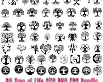 Tree of life Svg bundle, Tree of life Clipart, Tree of life Svg cut files for Cricut, Celtic tree of life svg ,Family Reunion 60 SVG PNG PDF