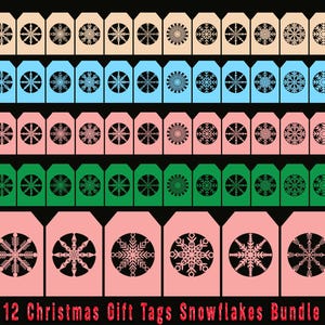 Christmas Gift Tag Templates SVG Bundle, Gift Tag SVG, Label SVG, Christmas Tag Svg, Tag Svg, Tags Template, Christmas Gift Tag Png Svg Eps